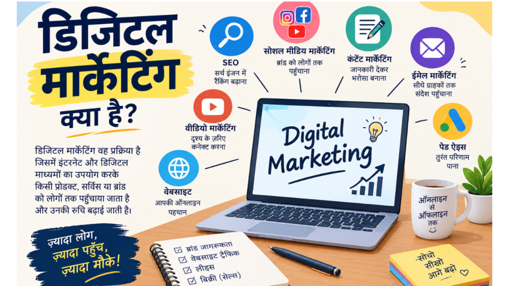 डिजिटल मार्केटिंग क्या है?